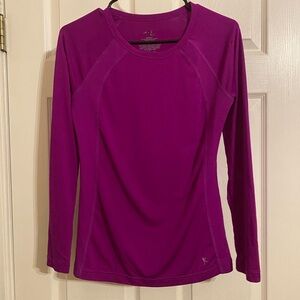 Danskin Women's Vibrant Magenta Long Sleeve Tee